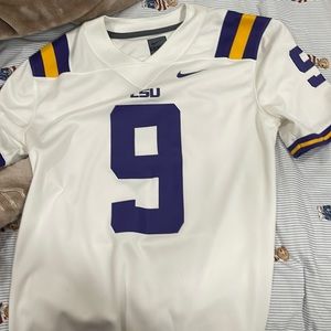 Lsu white 9 Joe burrow jersey